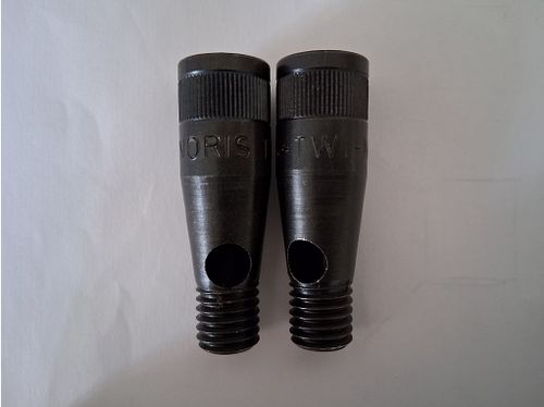 2 Stück Zusatzlauf Abschussbecher für Noris Twinny / Röhm Derringer