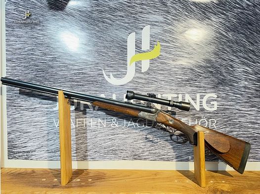 Krieghoff Drilling, Zeis Jagd 4 SEM; 8x57IR 16/70