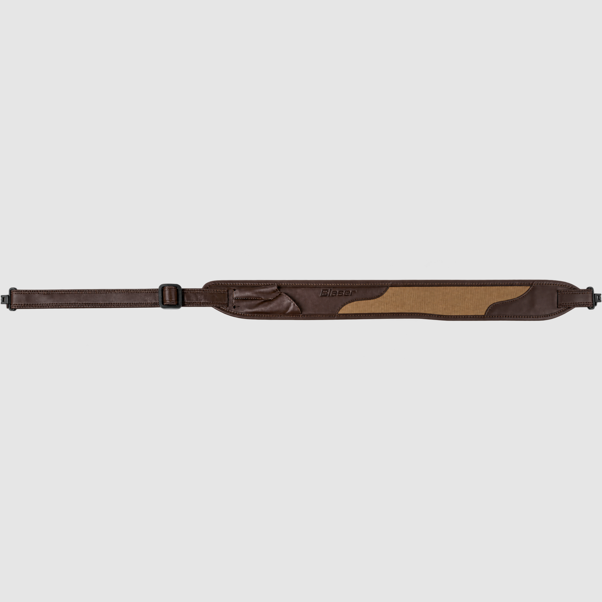 Blaser Canvas-Leder-Gewehrriemen Braun, Bild 1 von 2