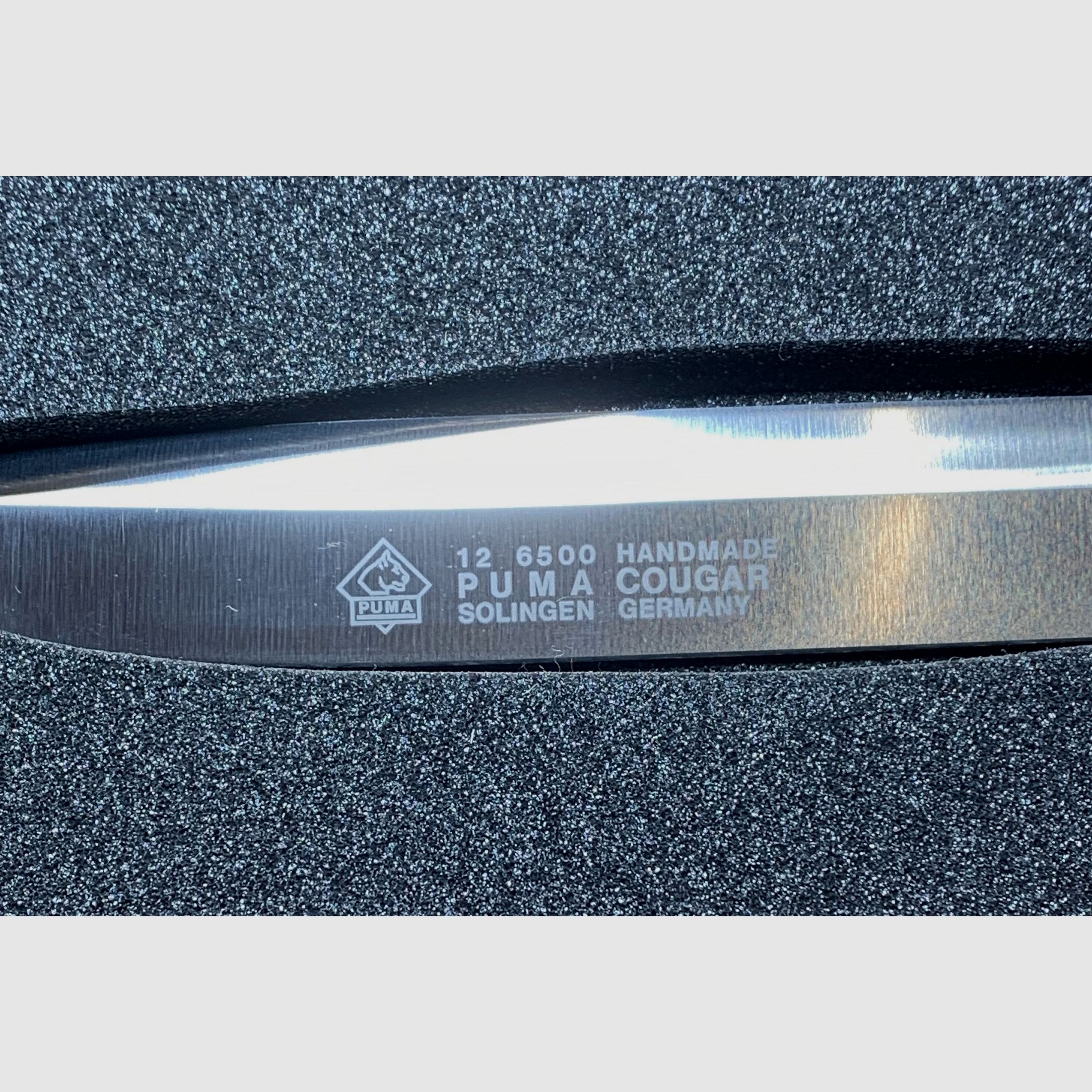 Cuchillo de caza PUMA COUGAR cuchillo de colección de madera