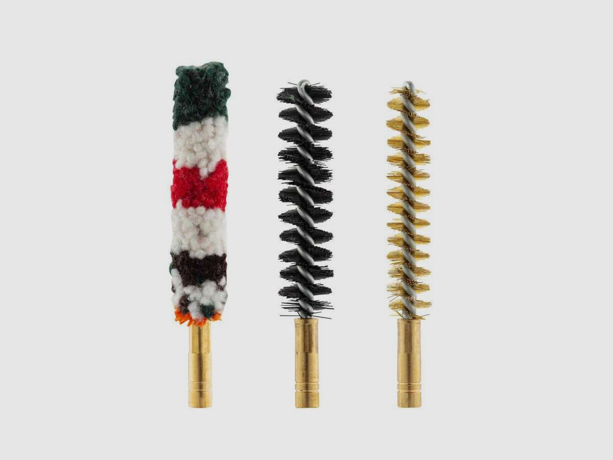Set aus drei Bürsten für Waffen mit gezogenen Läufen - M3 weiblich - Kal. 8 mm, Bild 5 von 6