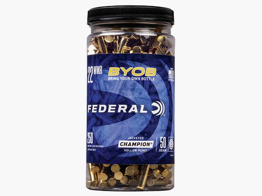 Federal Champion BYOD .22 Mag. 50GR JHP 250 Patronen