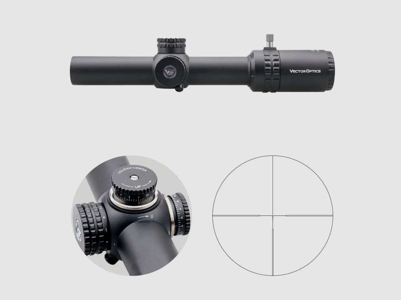 Vector Optics SCOC-13II Grimlock 1-6x24SFP GenII