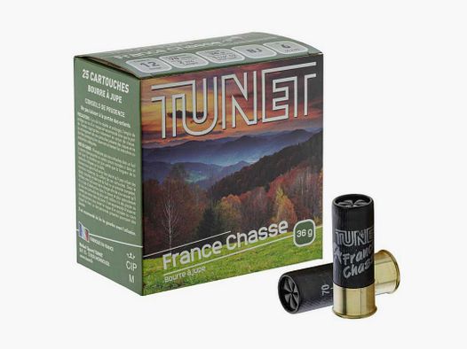 Tunet France Chasse 12/70 36 g - 12/70 plomb n°5