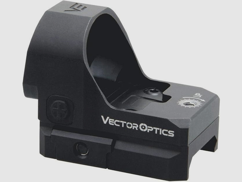 VECTOR OPTICS Red Dot Visier Frenzy XL 1x22x26 3 Moa Leuchtpunktvisier Rotpunktvisier Reflexvisier für Jagd Pistole Armbrust