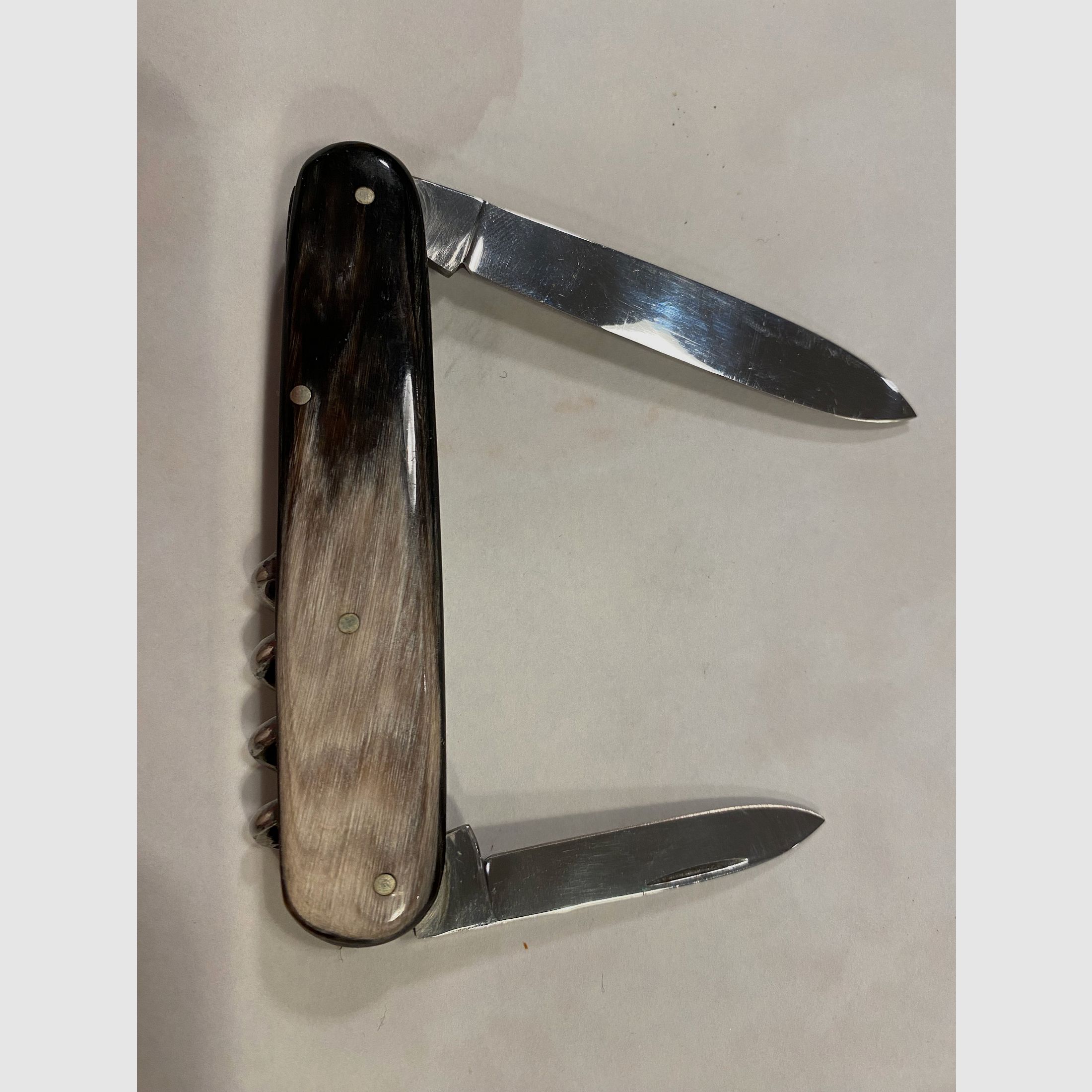 Schweizer Sackmesser / Taschenmesser – C. BIRMANN Basel – „Hahn & Henne / Hen & Rooster“