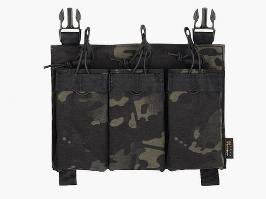 Buckle Up Triple 5.56 Mag Pouch - Multicam Black  [8FIELDS PREMIUM]