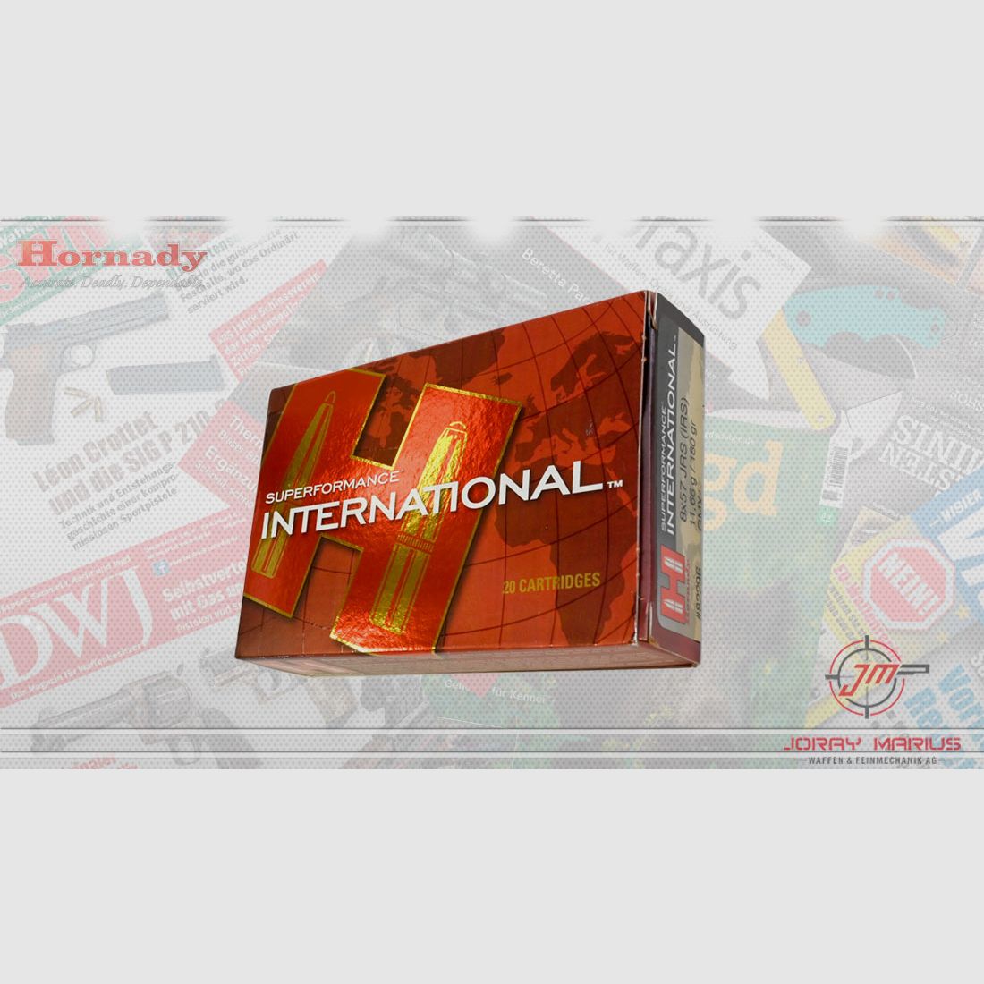 8x57JRS Hornady 11.66g 180gr GMX Bleifrei