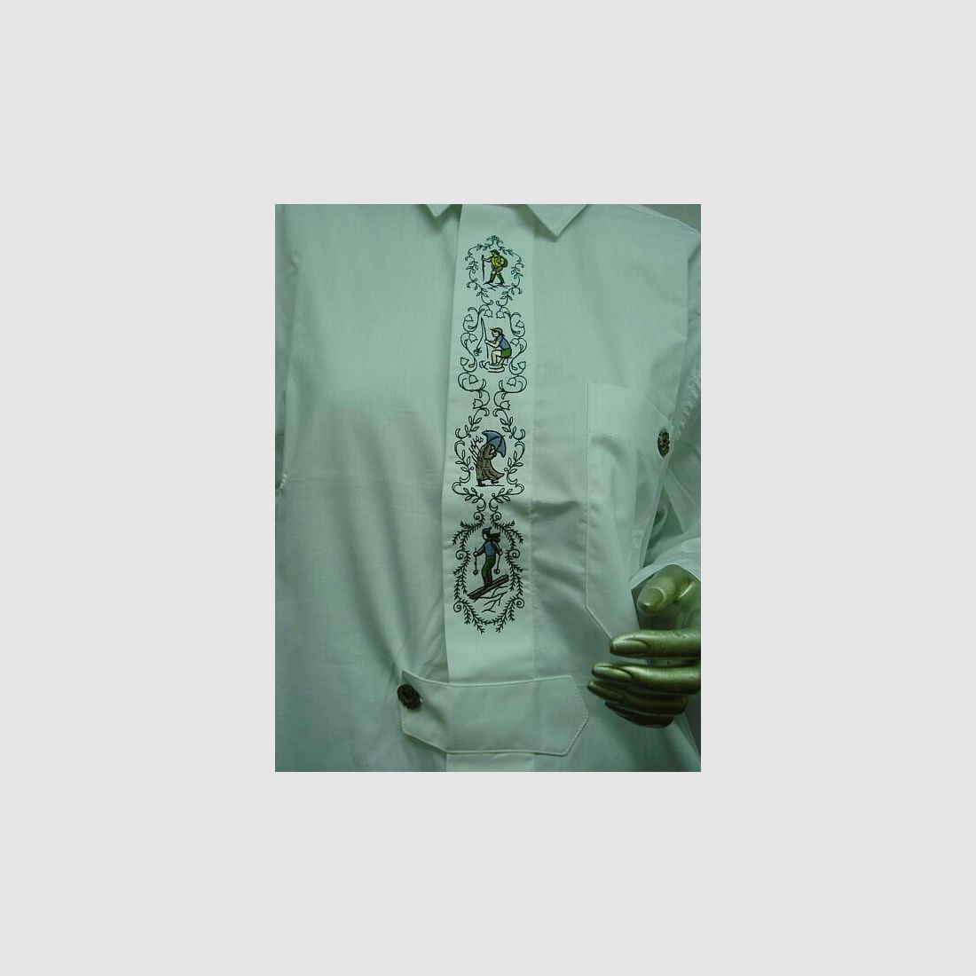 Werthe Country House 1/1-Arm Embroidery Wanderer, Size 40