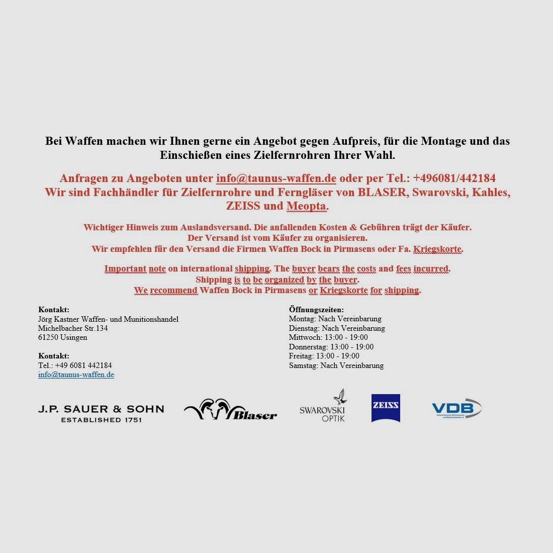 Triumphdrilling Bockdrilling Josef Just Ferlach z Bockdoppelbüchswechsellauf taunus-waffen.de