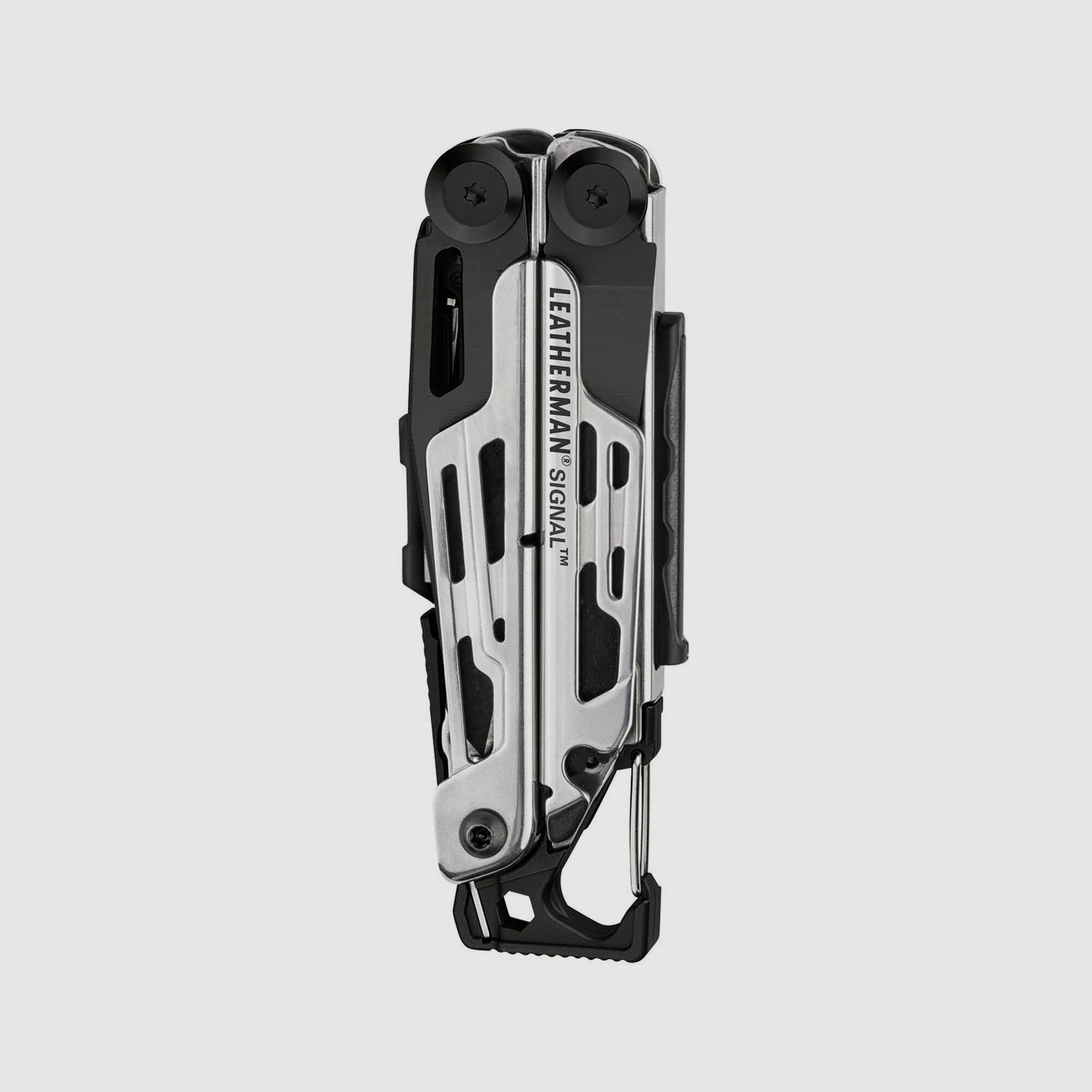 Leatherman SIGNAL Black & Silver, Molle Holster, Schwarz, L