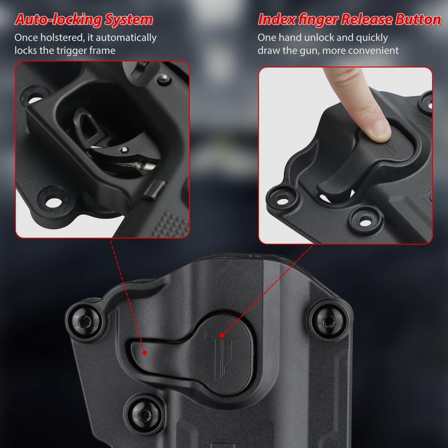 CYTAC GEAR – MEGA-FIT HOLSTER GEN 1, image 5 sur 7