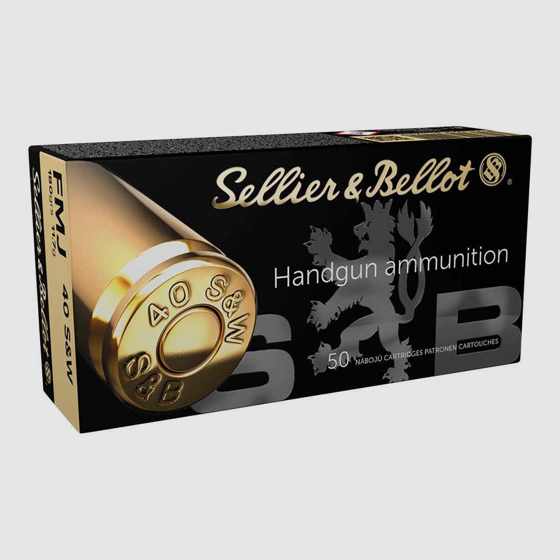 .40 S&W Vollmantel 11,66g/180grs. Sellier & Bellot