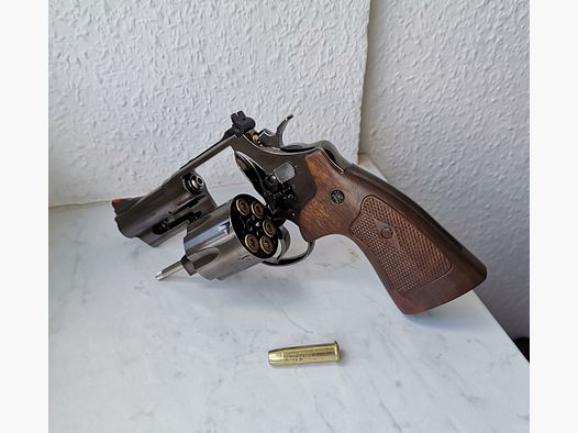 Smith & Wesson M29 3 Zoll Hochglanzbrüniert Co2-Revolver Kaliber 4,5 mm BB