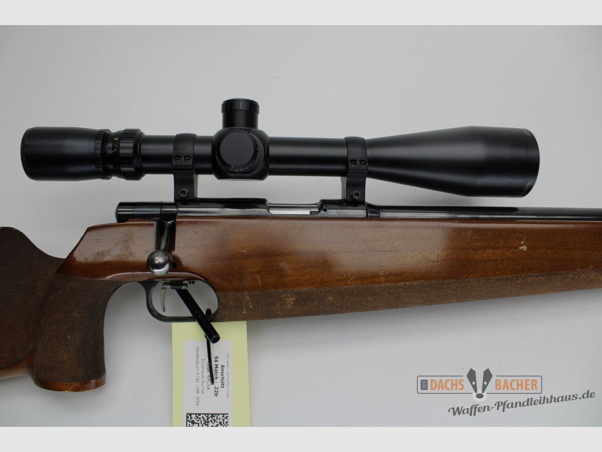 EL Büchse Anschütz 54 Match Kal. .22lr mit Zielfernrohr