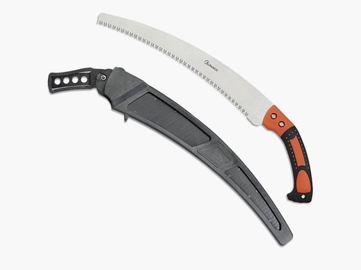 Sge orange 34cm Klinge Baumsge Handsge mit Etui