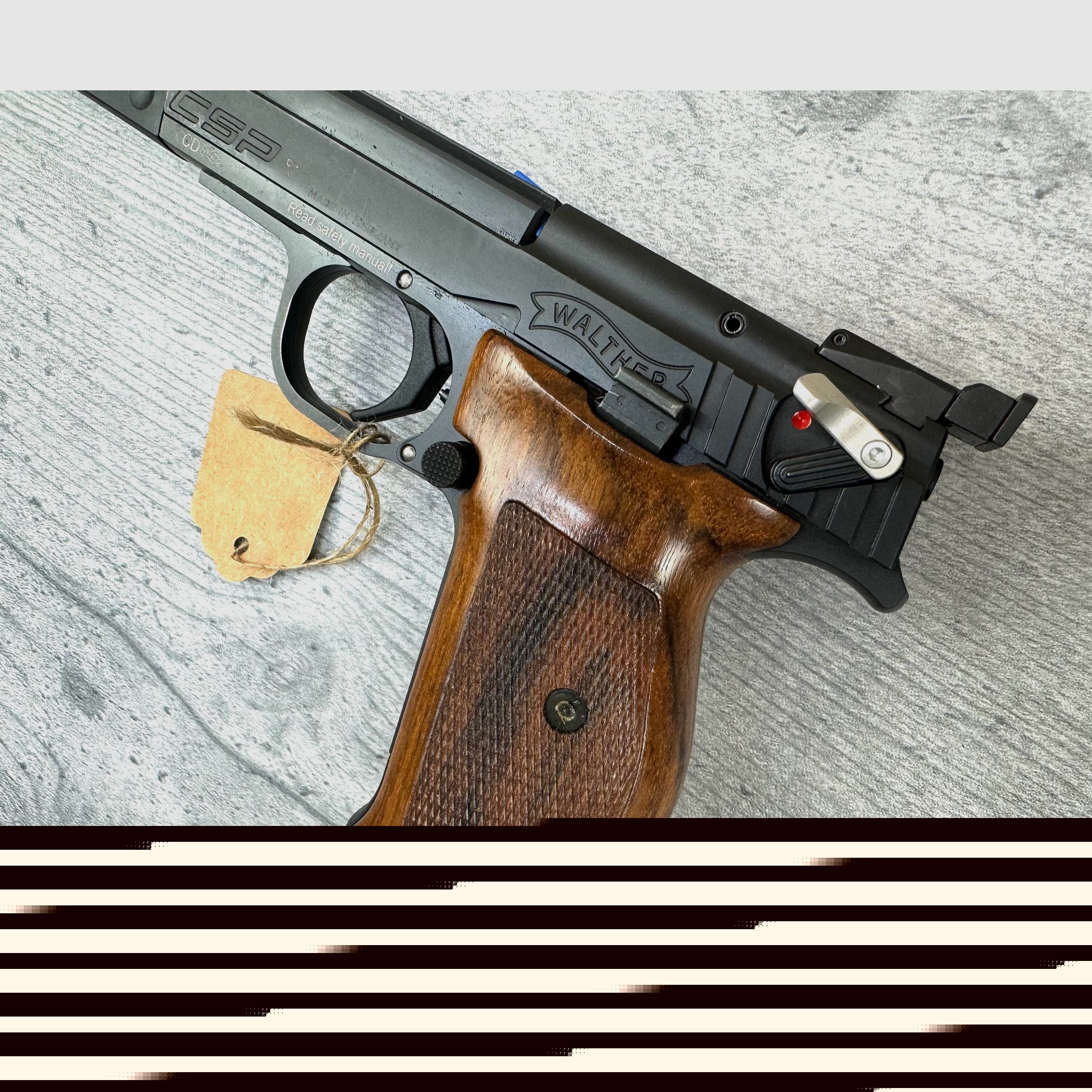 Vorführwaffe Carl WALTHER CSP Dynamic .22lr einstellbarer Matchabzug Sportpistole
