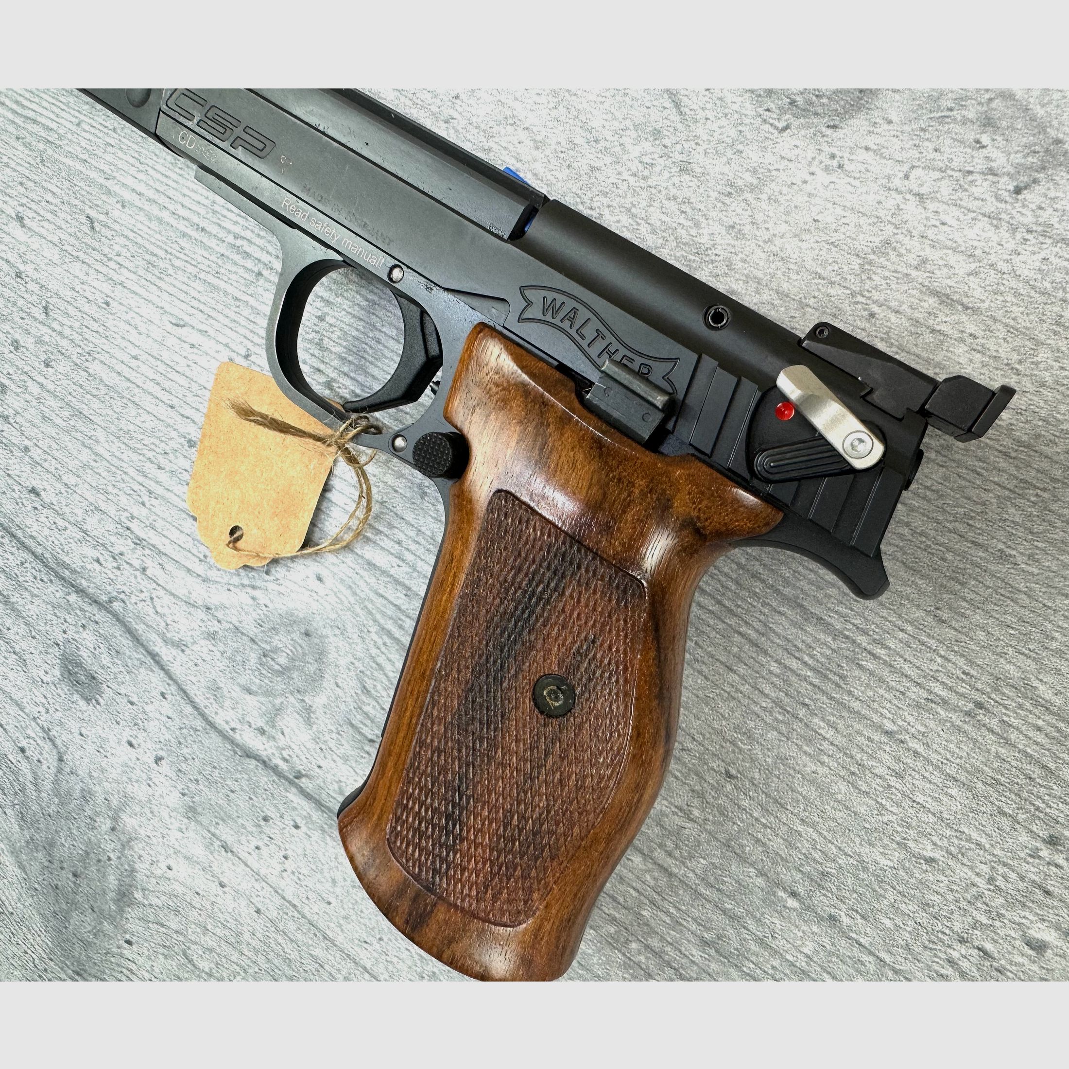 Vorführwaffe Carl WALTHER CSP Dynamic .22lr einstellbarer Matchabzug Sportpistole