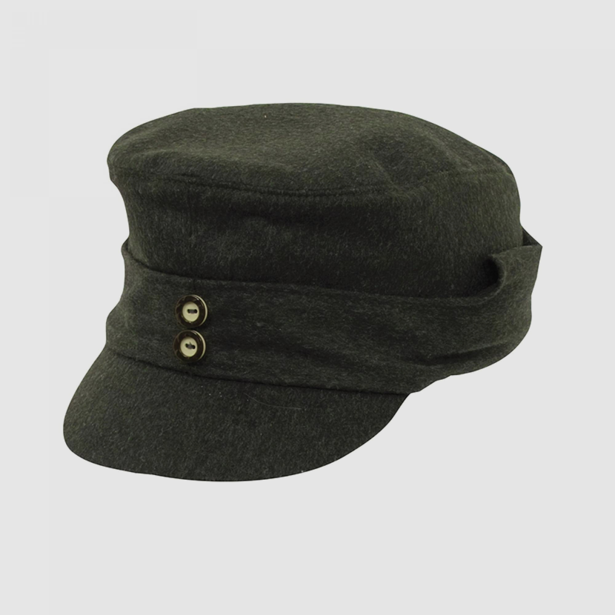 Loden-Baschlikmütze, Farbe Oliv 59