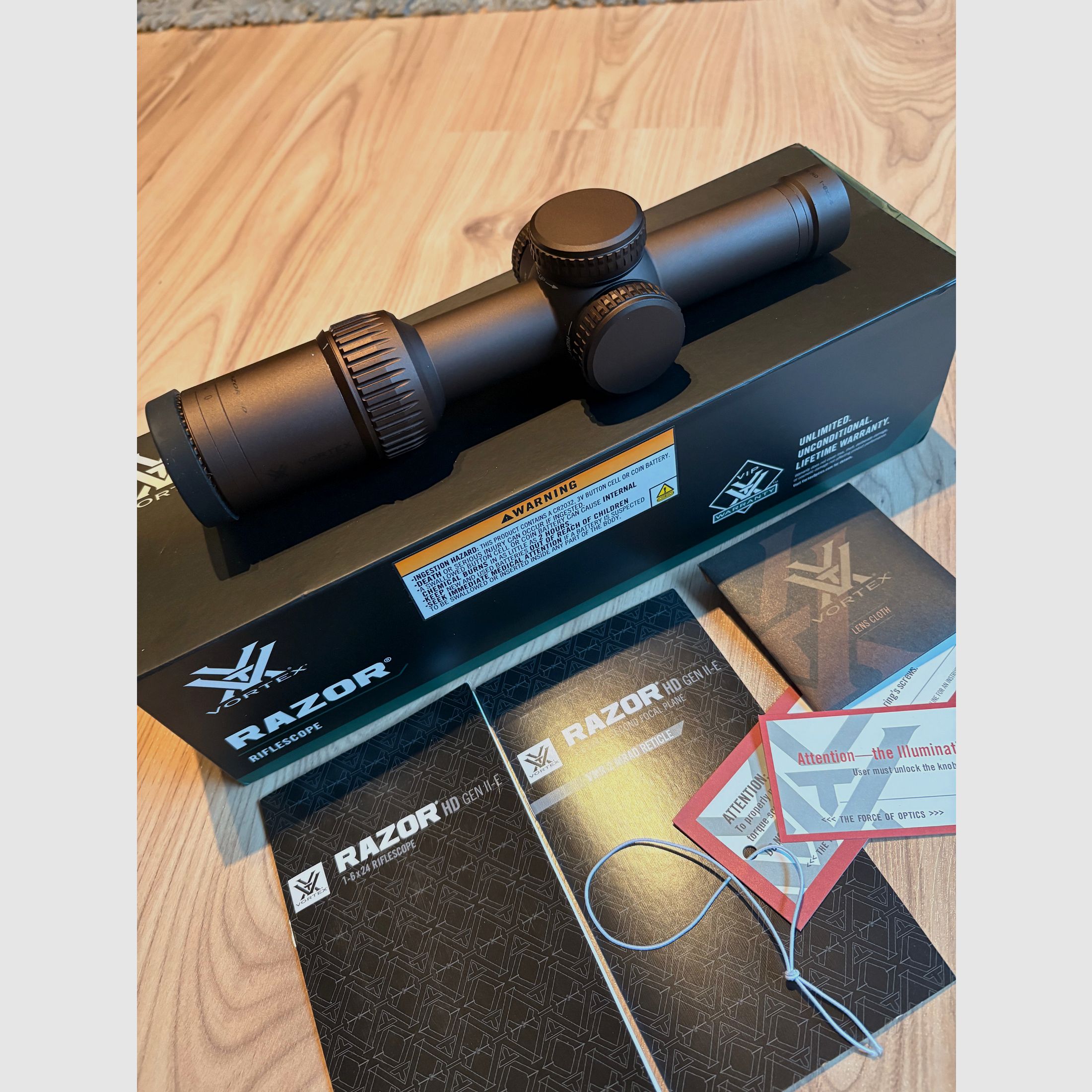 Vortex Razor HD Gen II-E 1-6×24 VMR-2