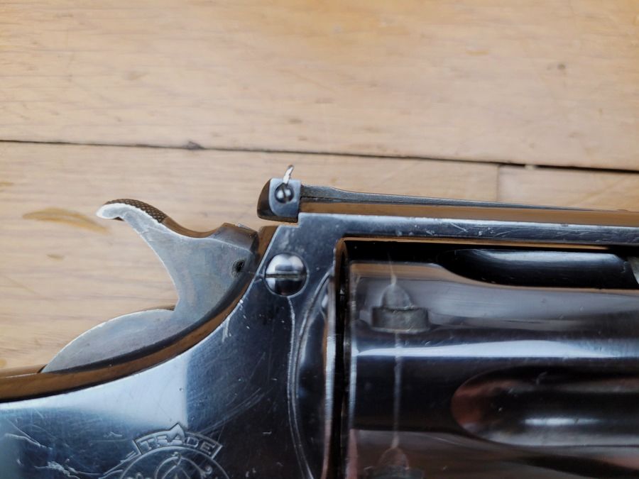 Beau Smith &Wesson Hand Ejector 1905 – Military & Police rare »TARGET » – Cal.38SP – Vers 1910 – Top état !, image 4 sur 20