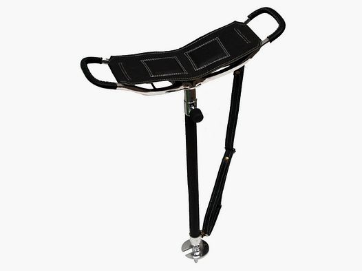 Einbeiniger Stuhl – Leder-Sitzstock