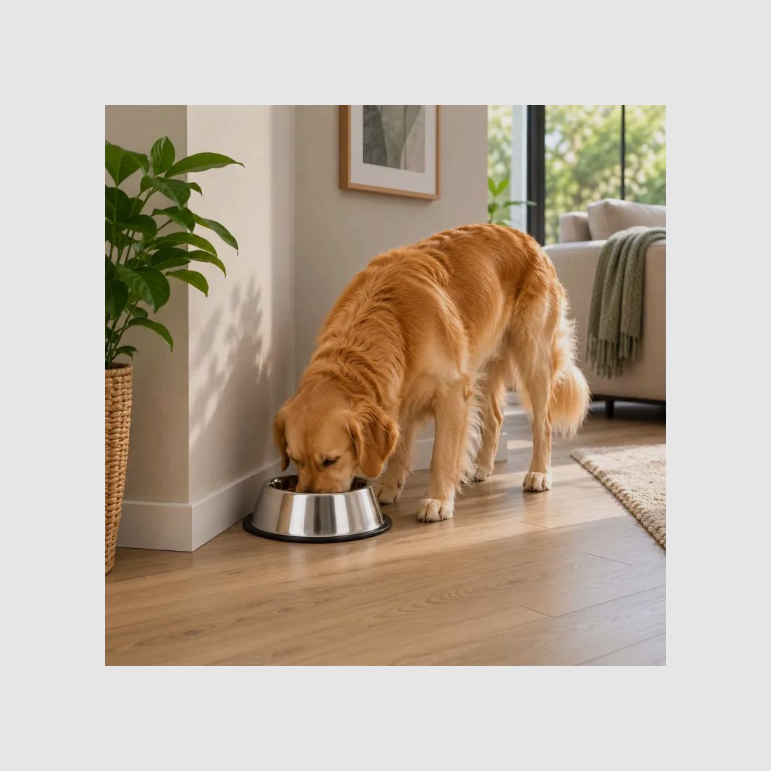 Rutschfeste Edelstahlschüssel für Hunde von 200 bis 2800 ml, Bild 1 von 7