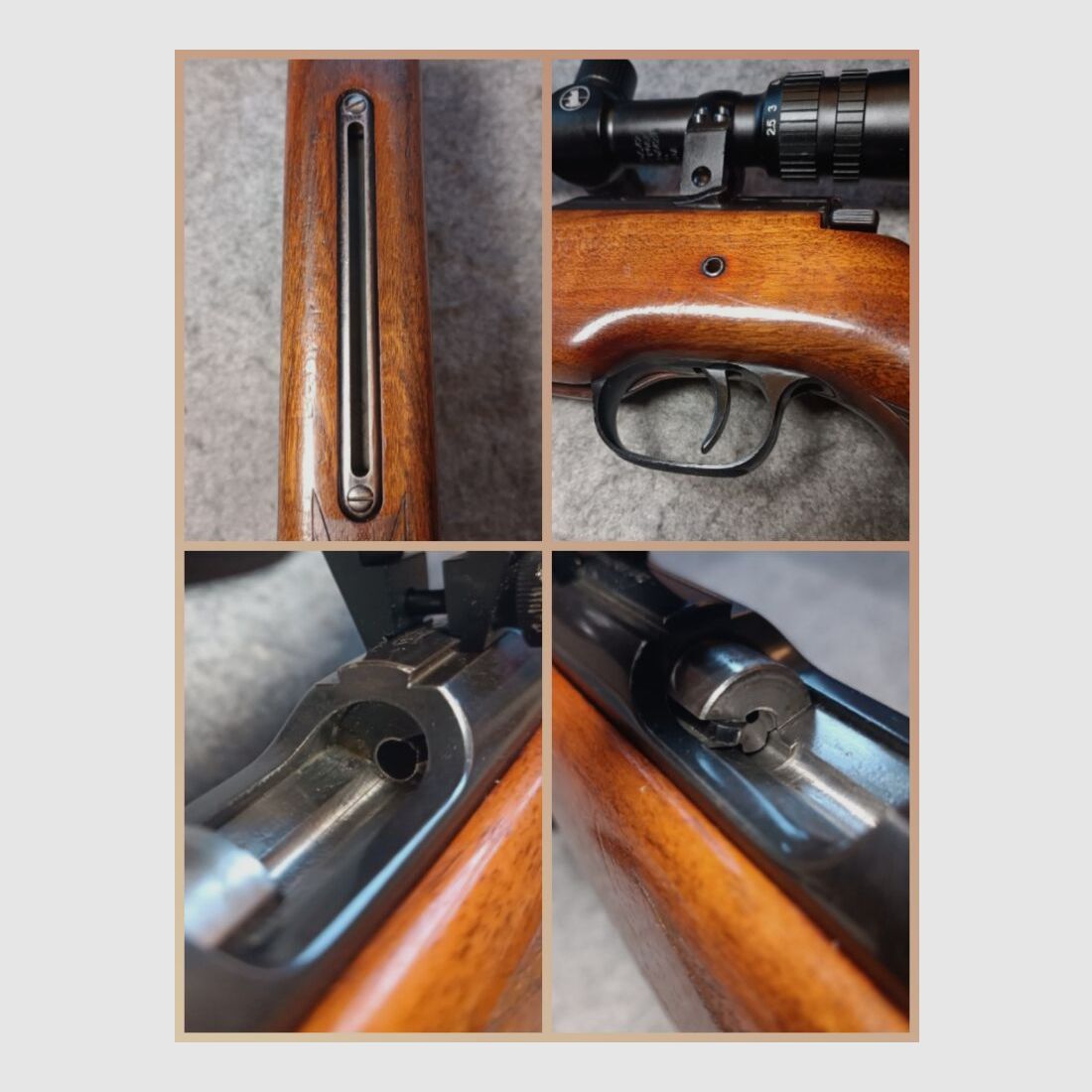 Carl Walther Ulm KK Single-shot Sport Rifle with ZF Tasco 2.5-10x42