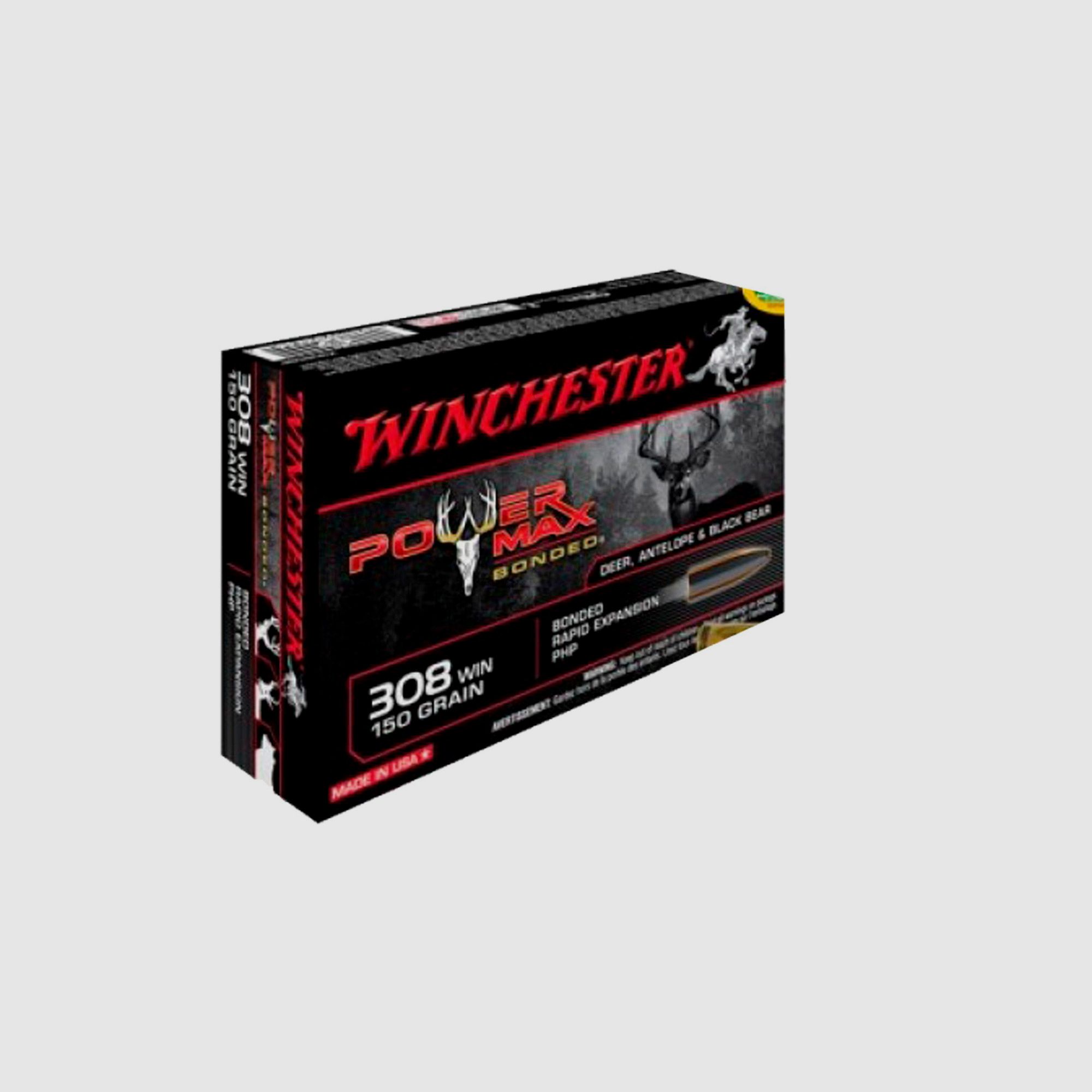 WINCHETER 308 POWER MAX BONDED 150 GR