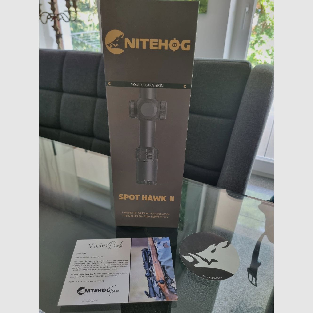 Nitehog Spot Hawk II scope, 1-6x24i HD G4 Fiber