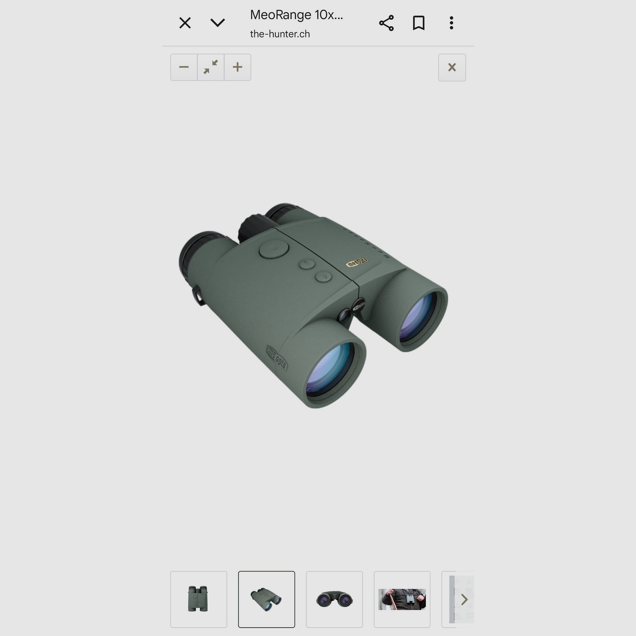 Fernglas Meopta MeoRange 10x42 HD Basic mit Entfernungsmesser