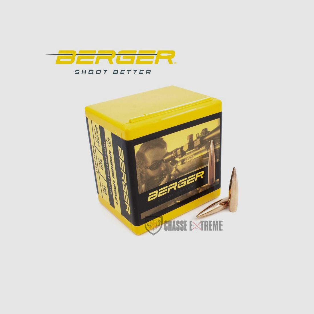 100 Geschosse BERGER Kal 30 200gr Hybrid Target, Bild 1 von 2