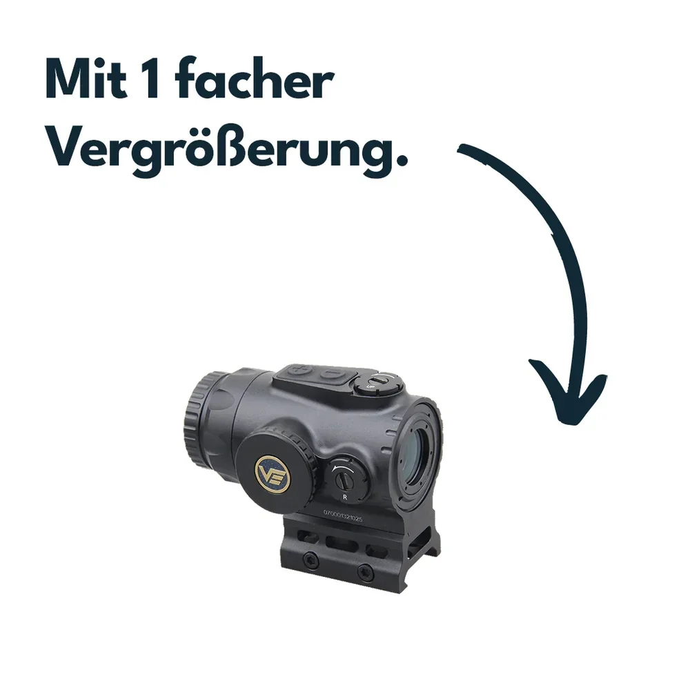 Vector Optics SCPS-M01 Paragon 1x16 Micro Prism Scope