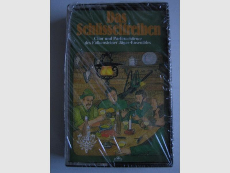 Casette: DAS SCHÜSSELTREIBEN  - Cor u. Parforcehörner des Falkensteiner Jäger -Ensembles