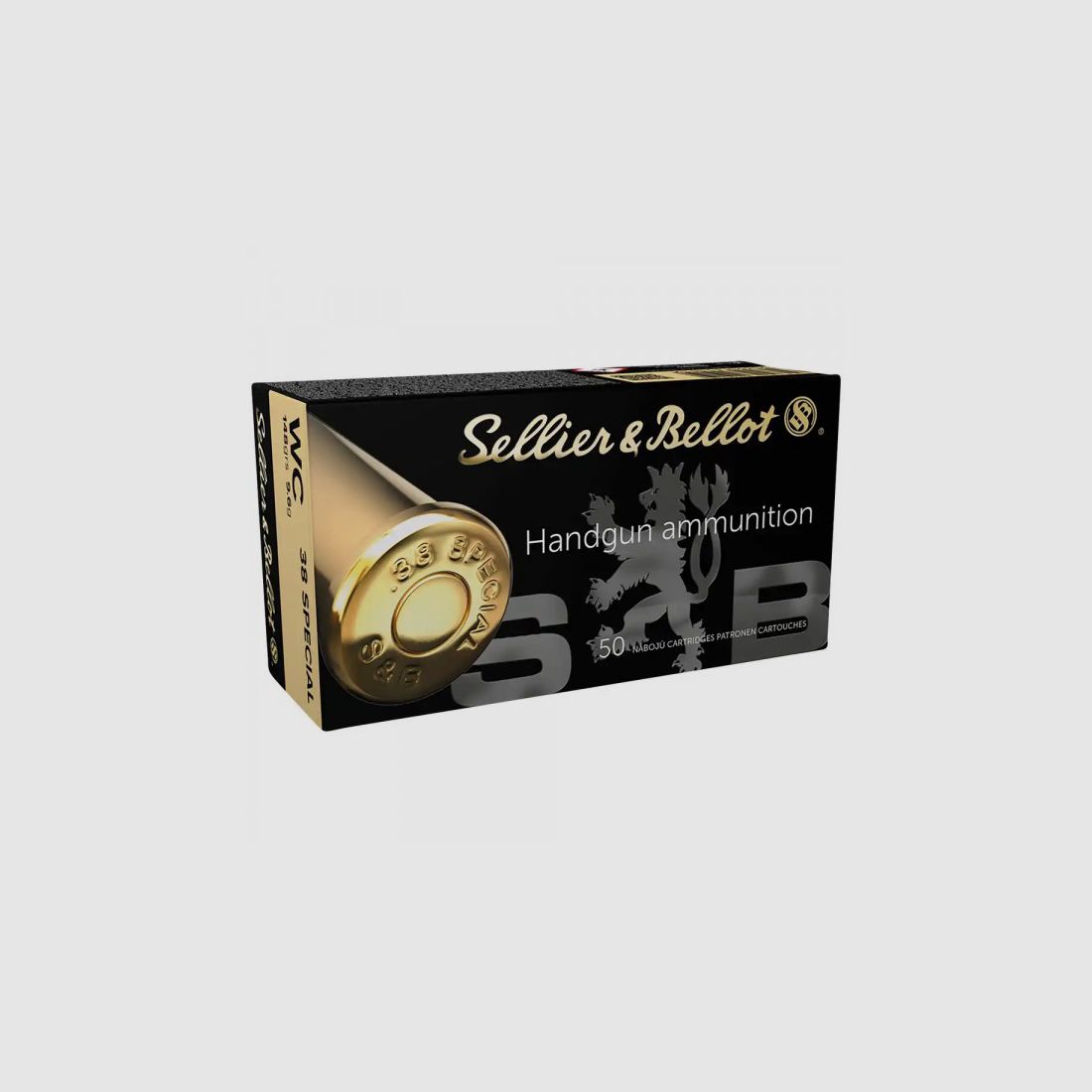SELLIER & BELLOT .38SPECIAL - LWC / WAD CUTTER - 148GRS - 50 SCHUSS