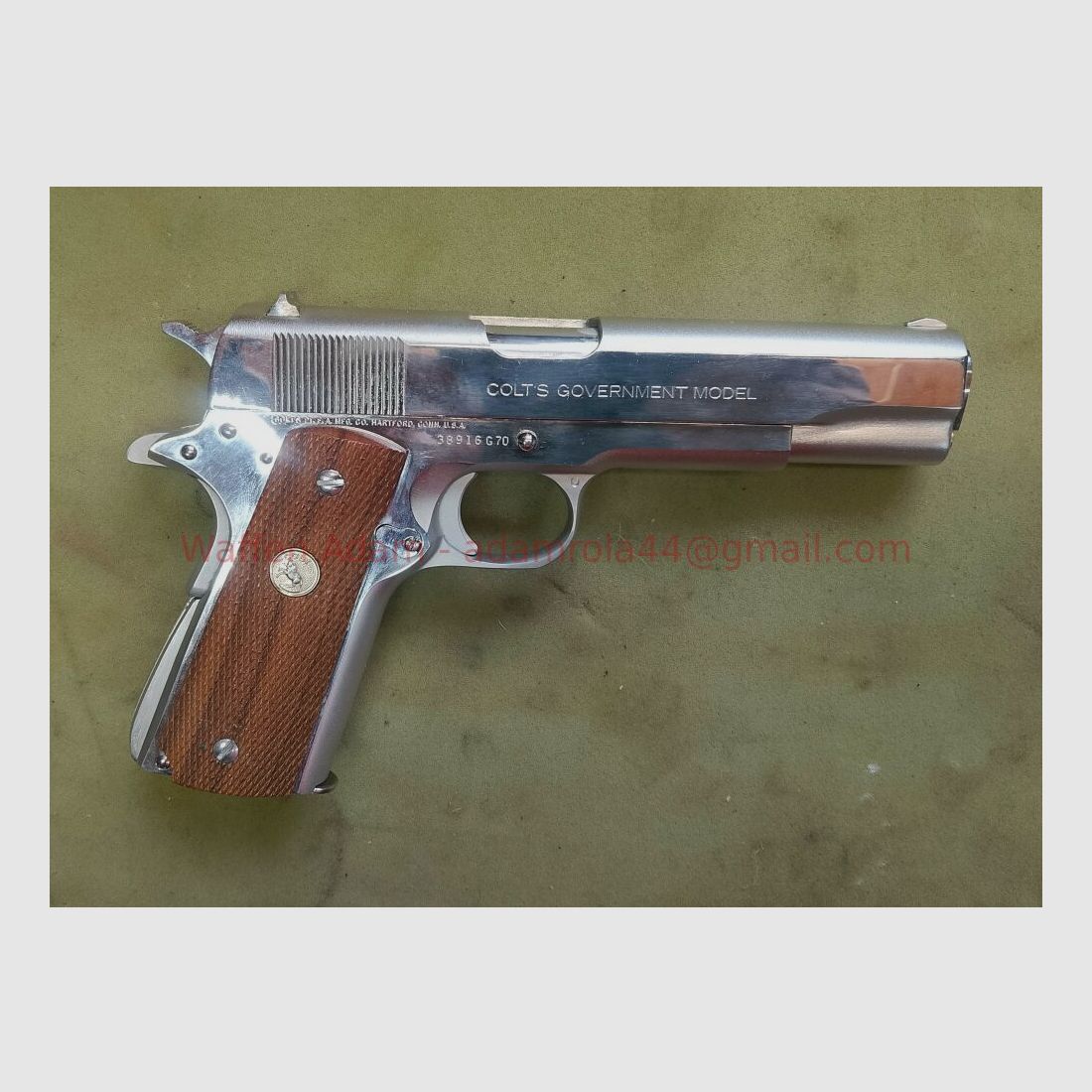 Colt MK IV/Serie`s 70 Government Nickel 1977
