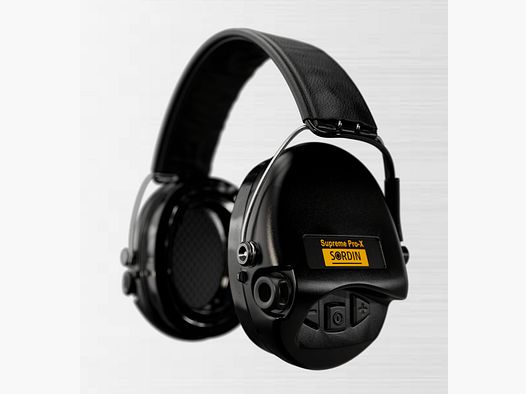 Sordin 75302-X-13-S Elektronischer Gehörschutz Supreme Schwarz Pro X LED Headband