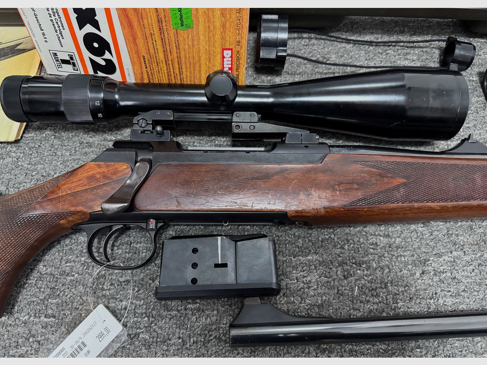 Sauer 200 Set .30-06, 9,3x62, 2xZF, Koffer
