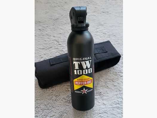 Pfeffergel TW1000 Super Gigant - 400 ml + Gürtelholster von Coptex 