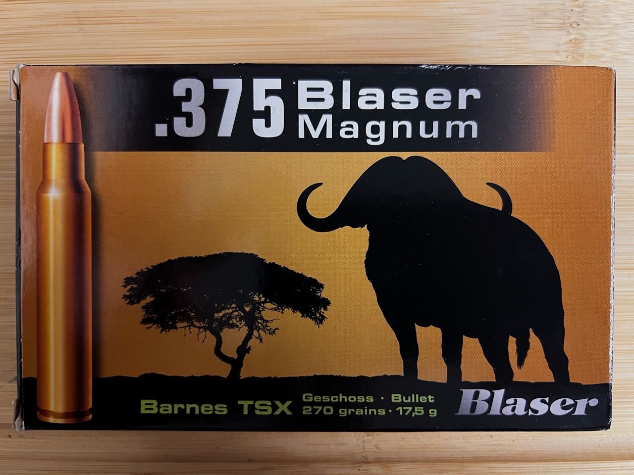 Blaser .375 Blaser Magnum Barnes TSX 17,5g/270grs., immagine 2 di 4