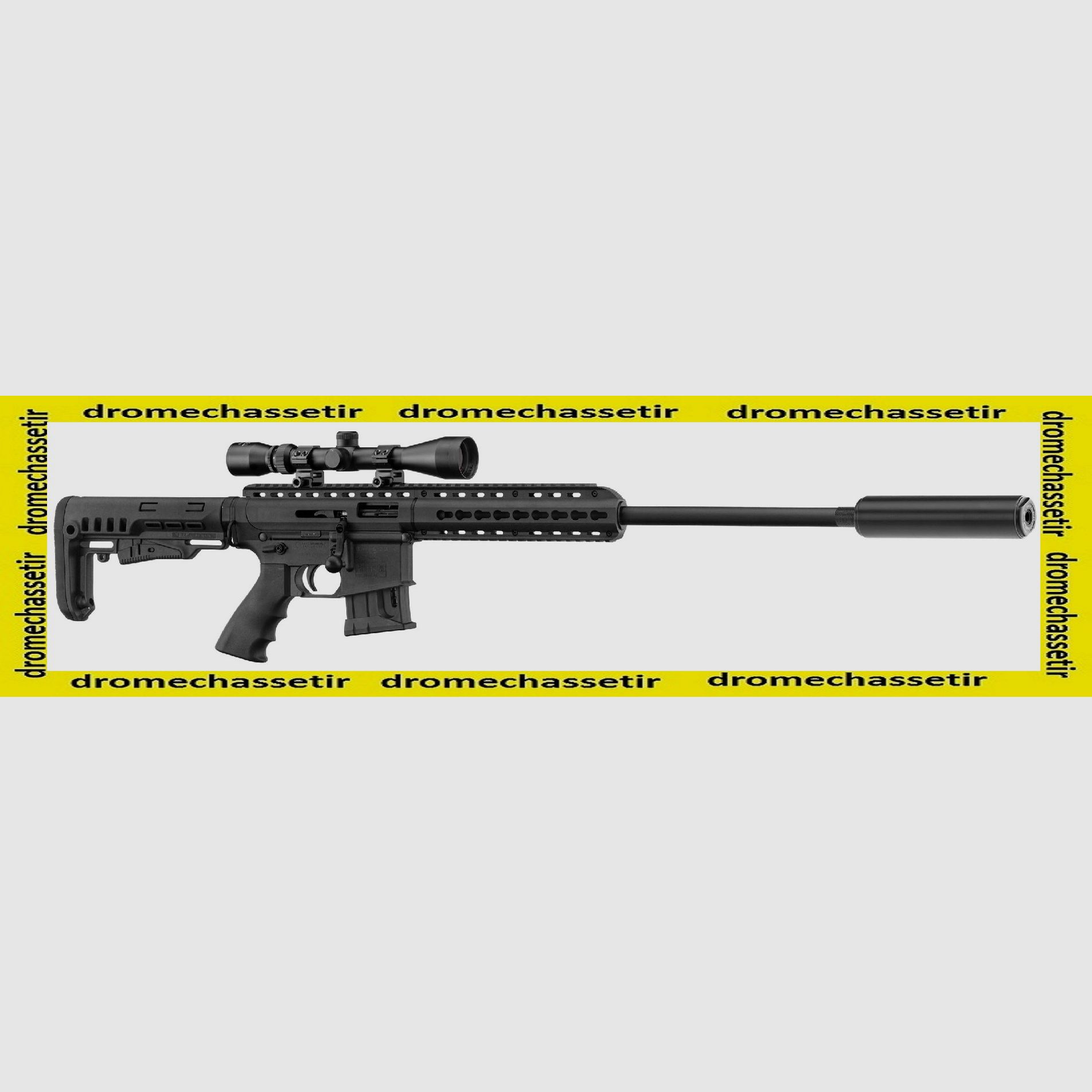 PACK BÜCHSE PALLAS SILENCE BLACK BA-15 Kal. 22LR