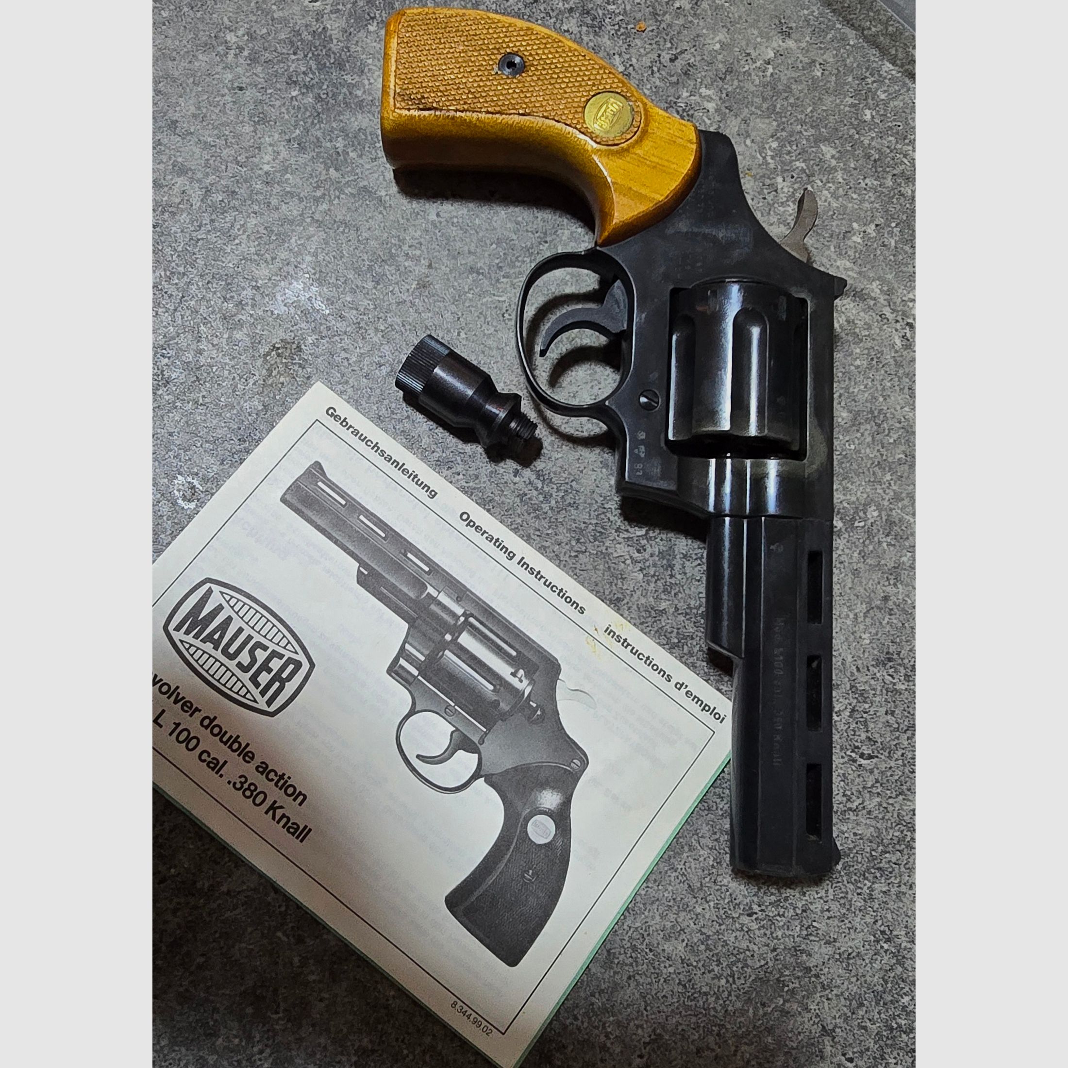 Mauser L-100 9mm RK Revolver Schreckschuss