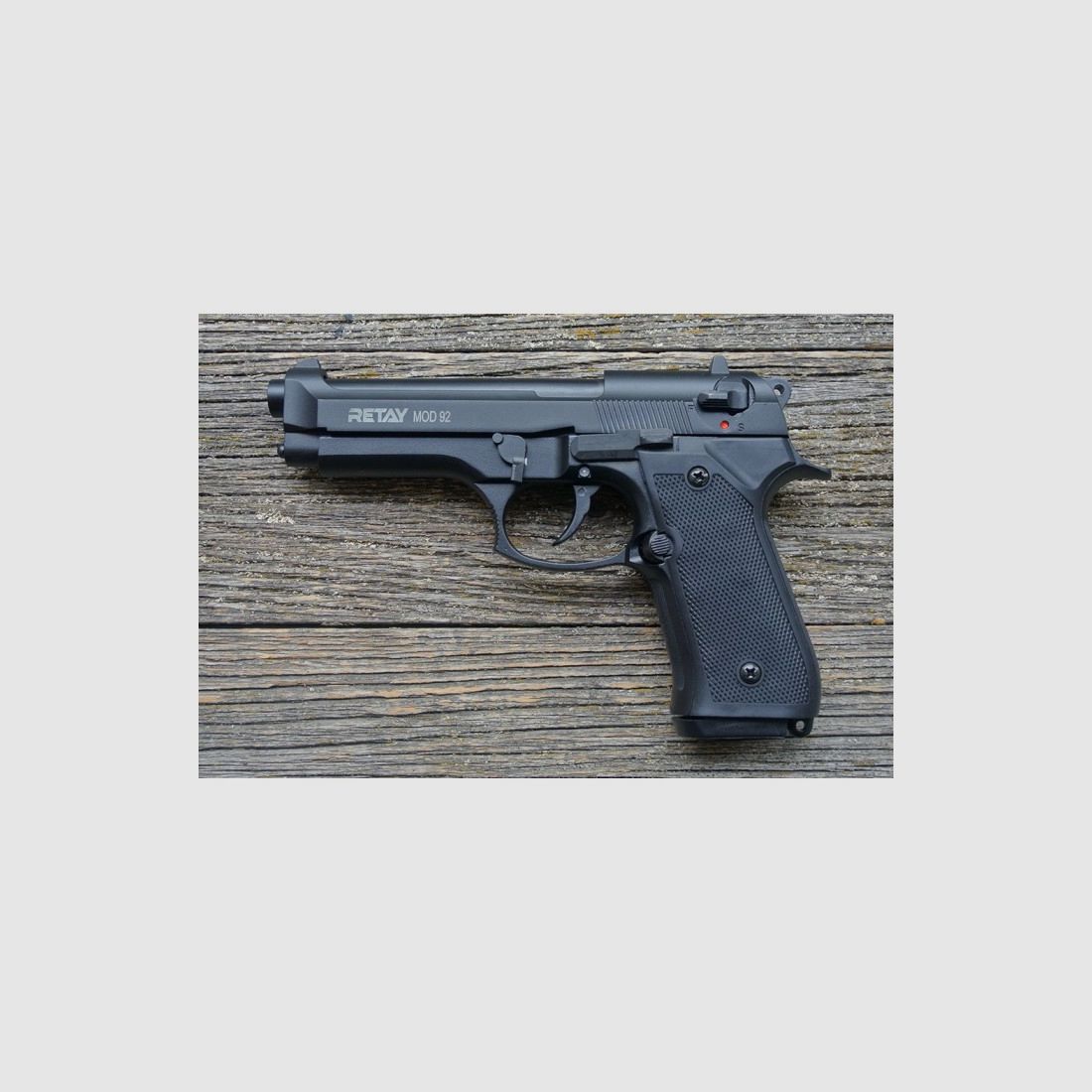 RETAY MOD92 9 mm P.A.K. – réplica Beretta 92F / M9 – pistola de fogueo – envío a toda la UE, imagen 1 de 8