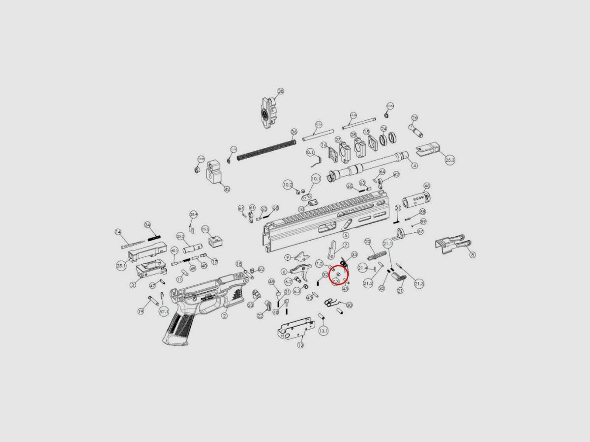 Grand Power Stribog Hammer Spacer, image 3 of 3