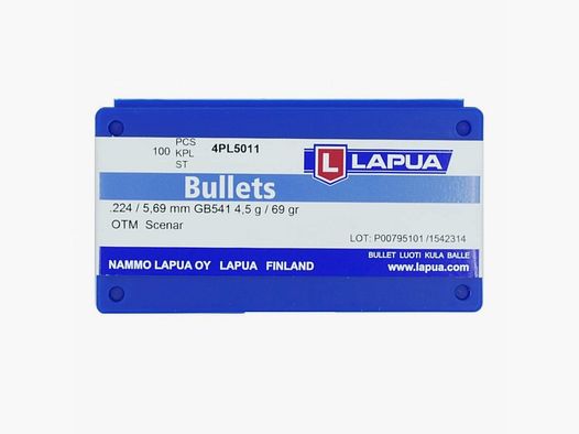 Lapua Scenar Geschosse .223 69 gr