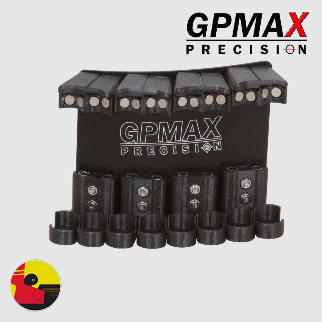 GP Max – BLOCCO 16 SHOOT BASE ZWART – Kal. 12 – Draagholster, afbeelding 1 van 6