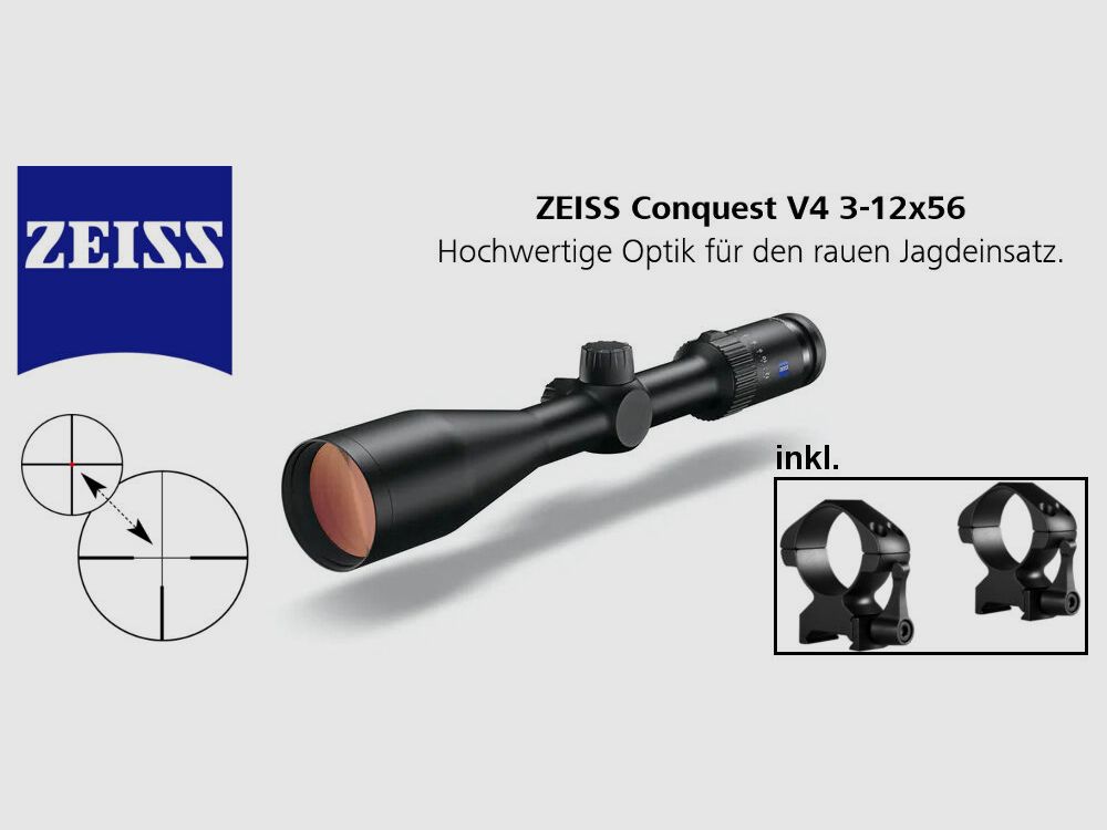 Bergara B14 B&H Prohunter LINKS Lochschaft inkl. Zeiss 3-12x56 fertig montiert / Optional: Brenner Schalldämpfer