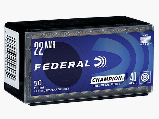 Federal Champion Training .22 Mag. 40GR FMJ 50 cartucce