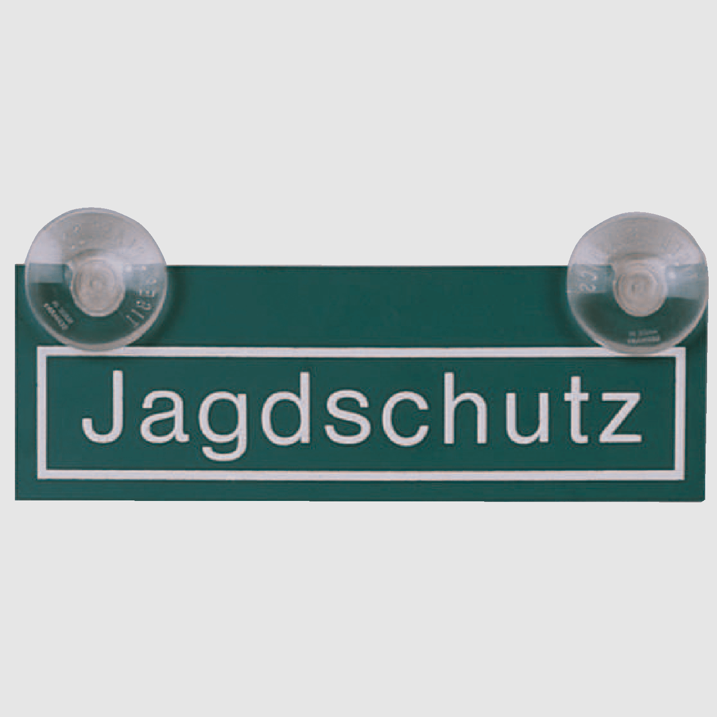 Kunststoffschild Jagdschutz