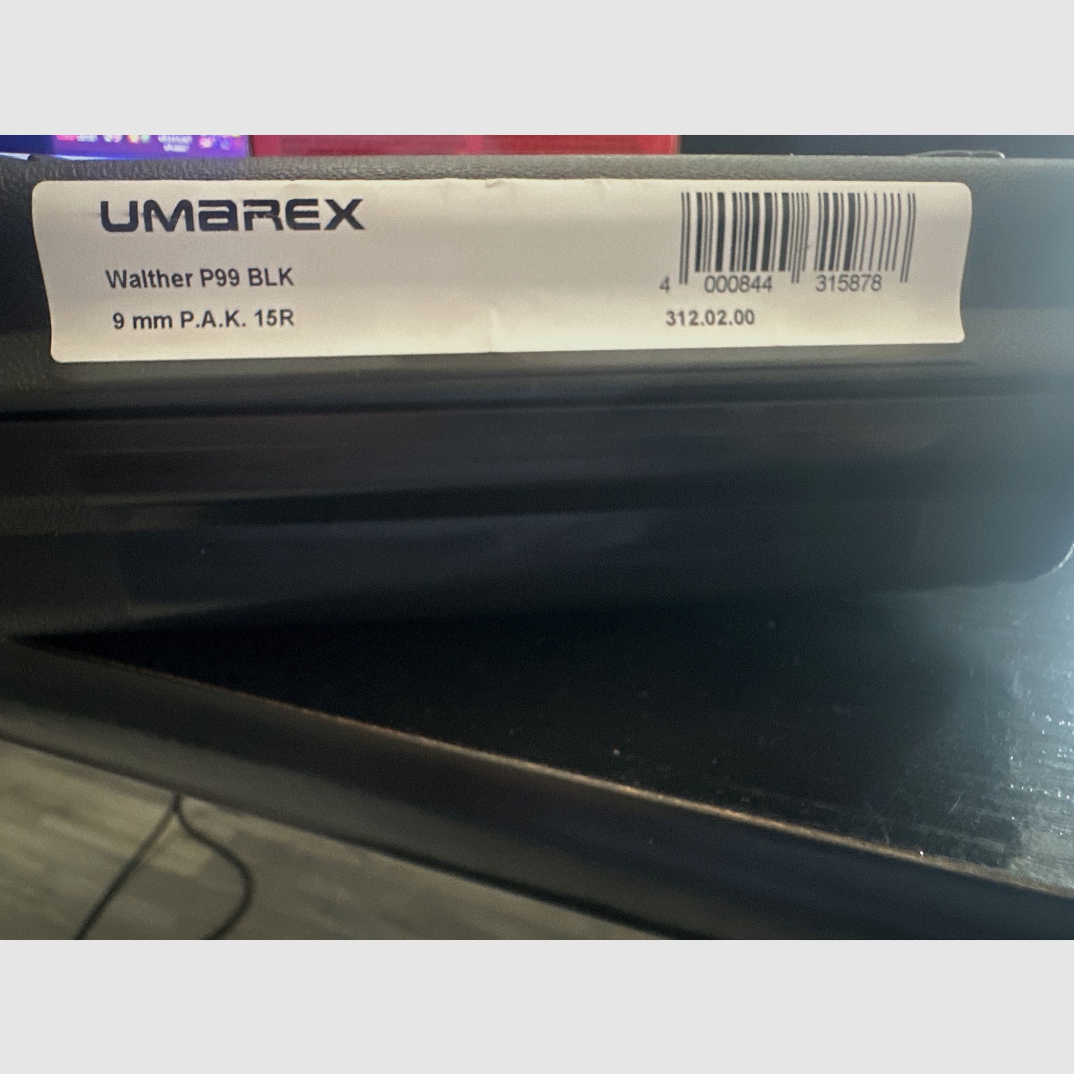 Walther P99 Schreckschuss 9mm P.A.K. (Umarex) – inclus. mallette d'arme & munitions restantes